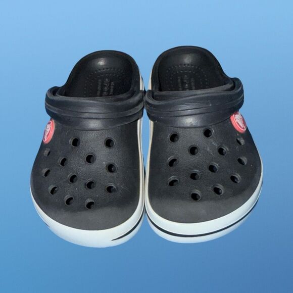 Toddler Unisex Off Crocs Black Crocband Clogs Slip On Size C 8 C8 - Picture 4 of 7